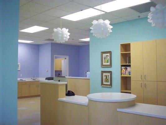 Pediatric Office, Treatment Rooms, and Laboratory