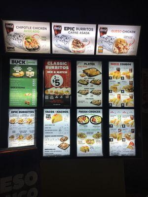 Drive-Thru Menu