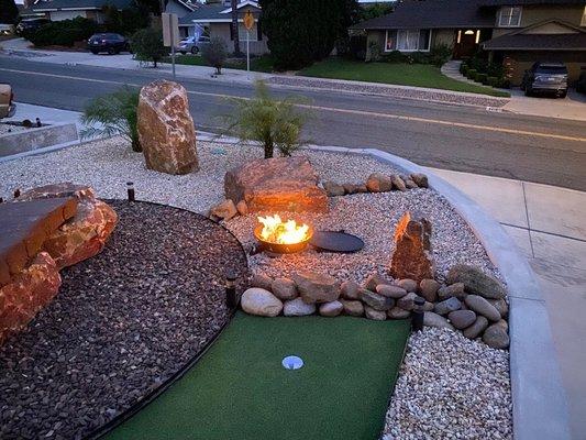 Nice fire pit.