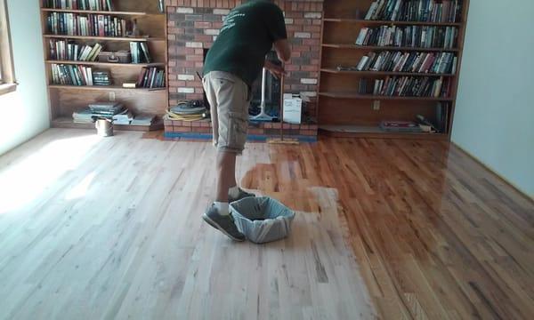 Sand & Refinish Oak Flooring