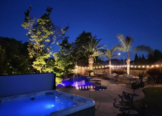 Tropical Oasis Pool and Hot Tub