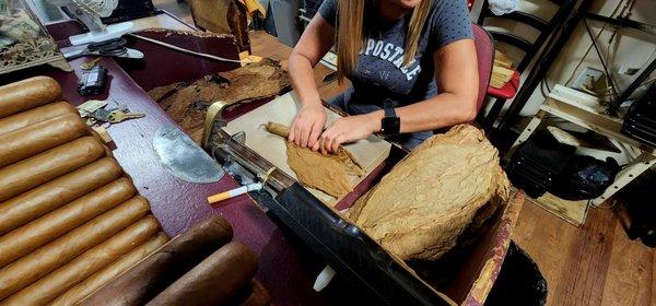 Hand rolled cigars