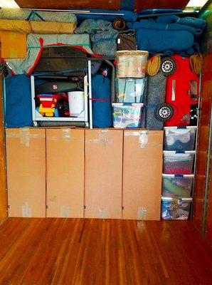 Perfectly packed in order to make sure the maximum space is utilized as well as the integrity of the items!