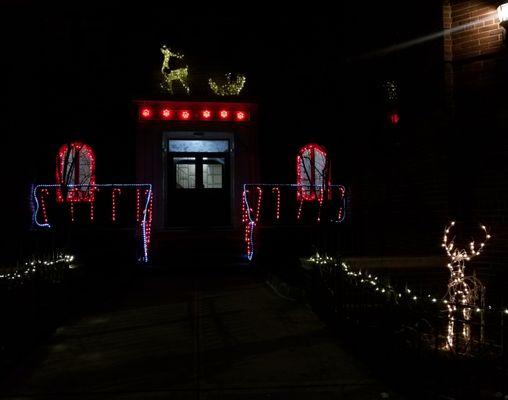 Entrance to the building in the winter :)