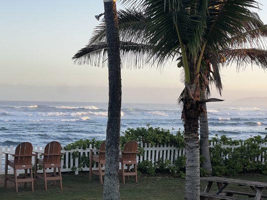 Ocean side of the camp.