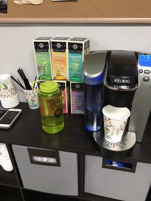 Coffee station, check!