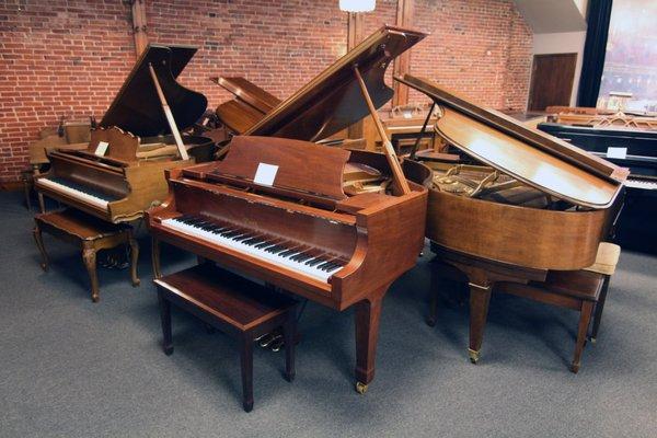 Our beautiful pianos are restored for beautiful music!