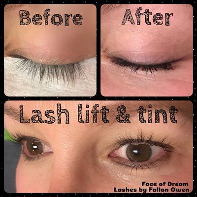 Lash Lift and Tint