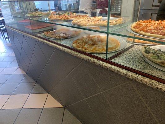 Pizza display