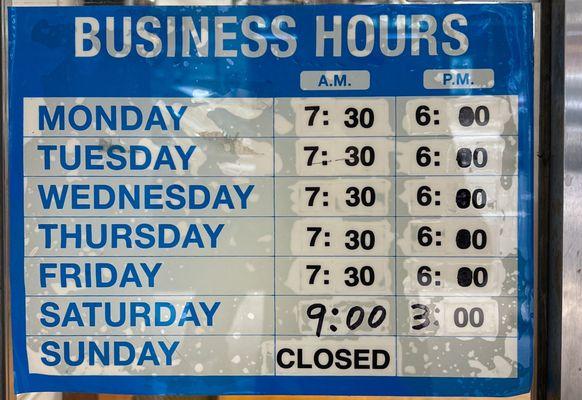 Business Hours