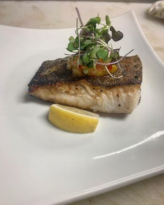 Pan Seared Halibut