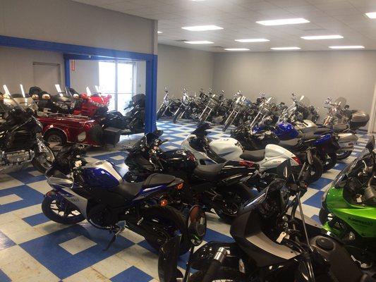 We have a huge selection of used street bikes of all brands