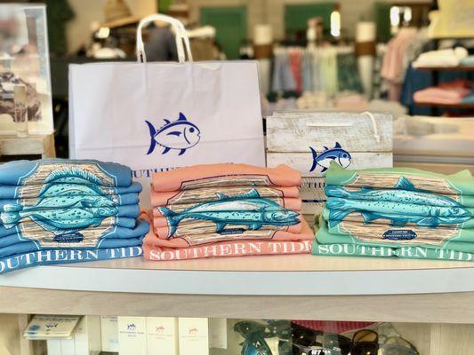 There's always a good graphic tee in stock at Southern Tide Kiawah!