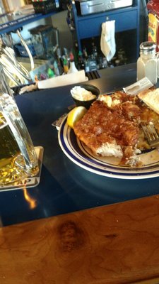 Fish eggs and hashbrowns