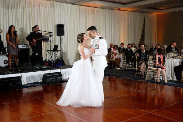 1st Dance - Naval Academy wedding