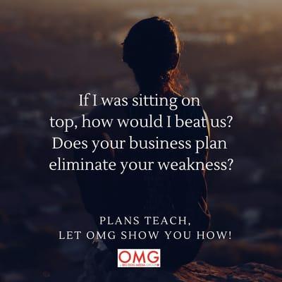 Plans teach, let OMG show you how!