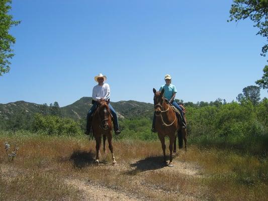 Riding at Santa Margarita Lake