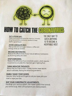 Coronavirus tips