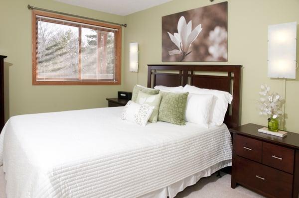 Spacious Bedrooms with Walk-In Closets