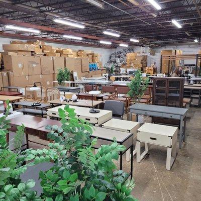 Furniture and house plants