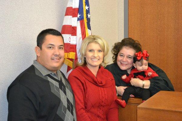 Finalizing a Texas adoption today!