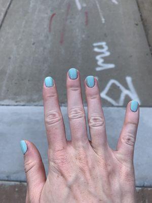 8 days after getting mani done. Still look great!