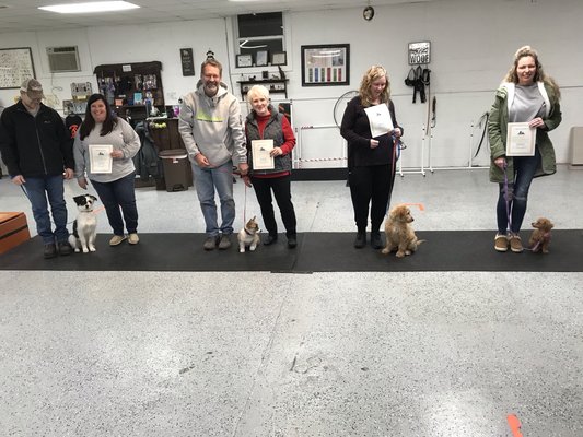 Group of great trainers and dogs!