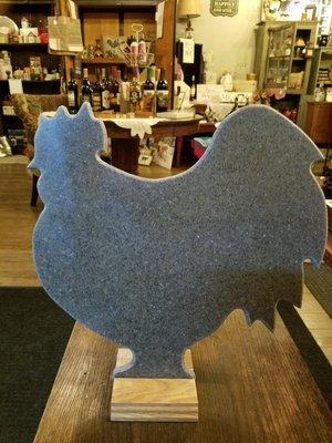 Rooster Corian Cutting Board