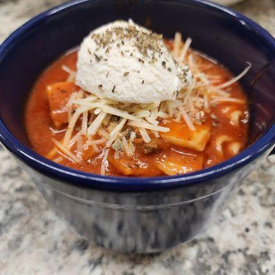 Lasagna soup is a fan favorite!