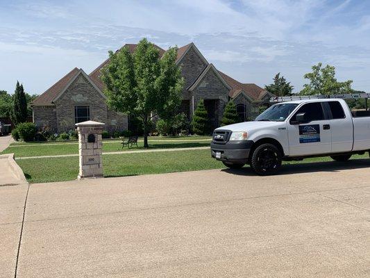 Roof Placement in Dallas, TX 50 Sq Home