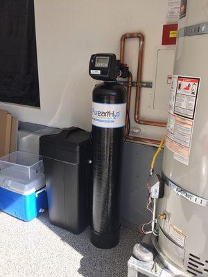 Installed water softener in Poway area, and reverse osmosis system.