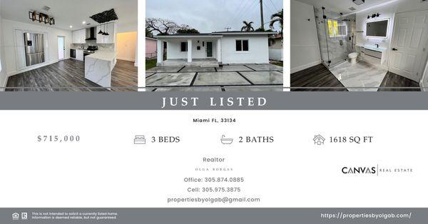 SW Miami Home For Sale!