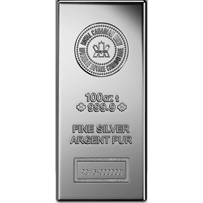 100 oz Silver Bar