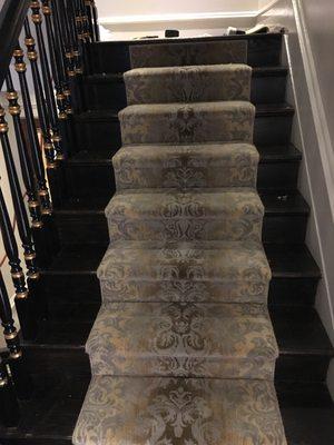 Custom Runner install on Stairs in Great Falls VA