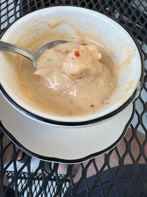 The most amazing lobster bisque!