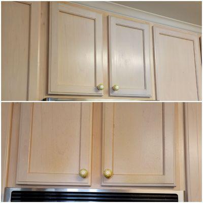 Before and after kitchen cabinets