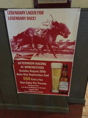 They're big on racing here