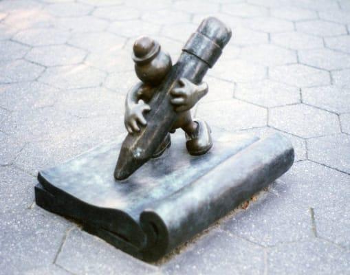 Tom Otterness; The Real World; 1992; bronze