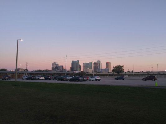 View of downtown from Blake parking lot.