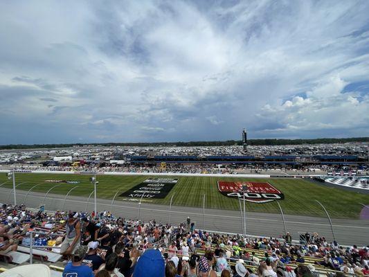 Pano of the track from row 25