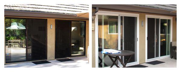 Before and After- Patio Doors