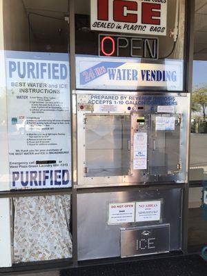 24-hour purified water and ice vending in Wickenburg!