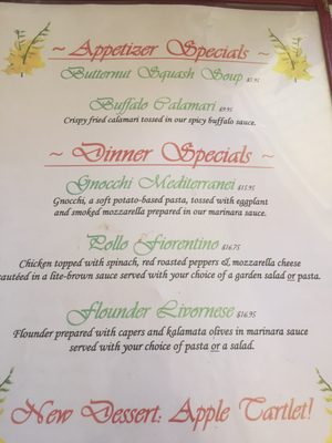 Special menu