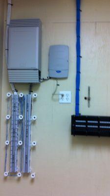 Nortel telephone system and data rack