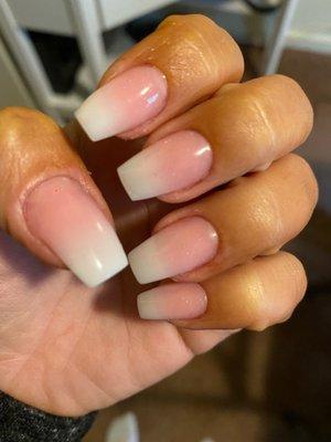 The fixed nails from my usual salon