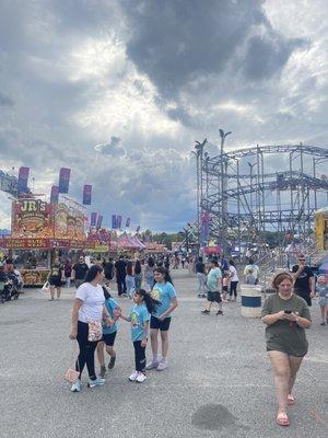 A view of the fair