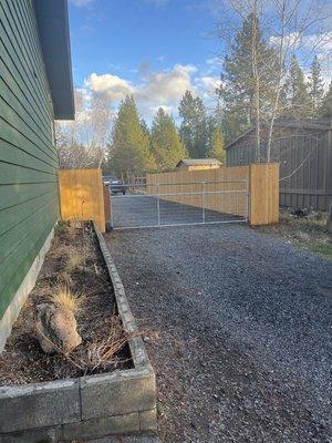 Gate and fence installation