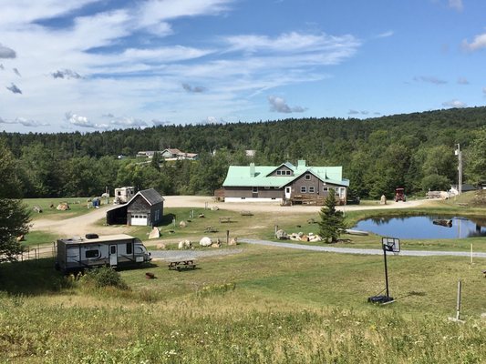 Lodge & office area from up the hill.