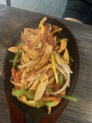 Chicken fajitas