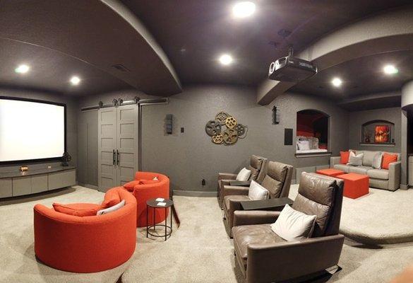 Custom home theater PARKER Colorado